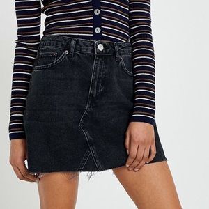 Urban Black Faded Black Mini Skirt